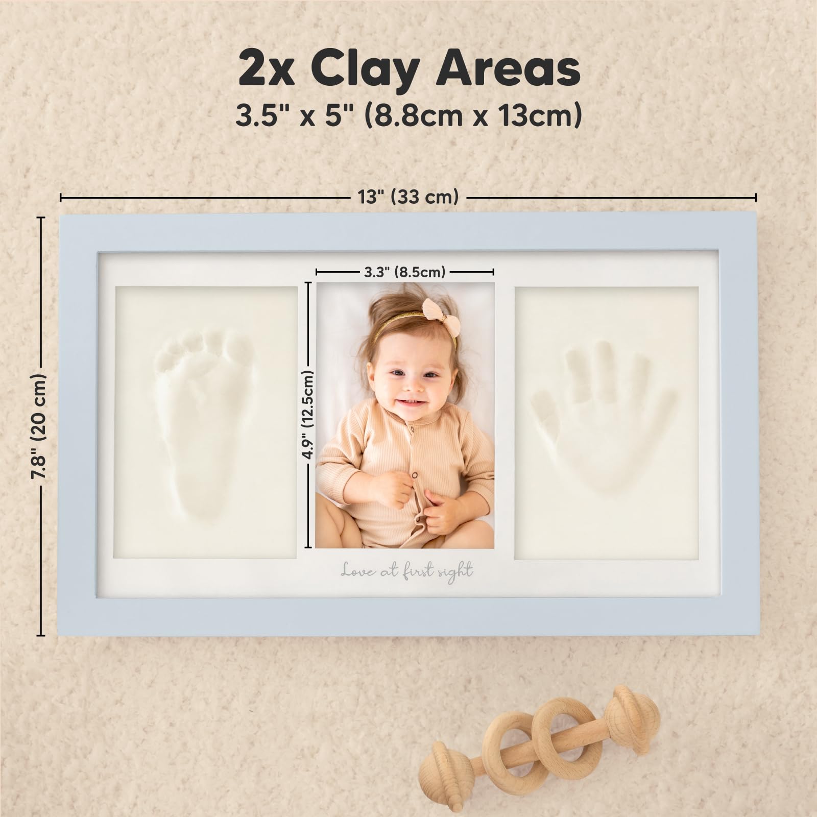 KeaBabies durable frame suits year-round nursery display.