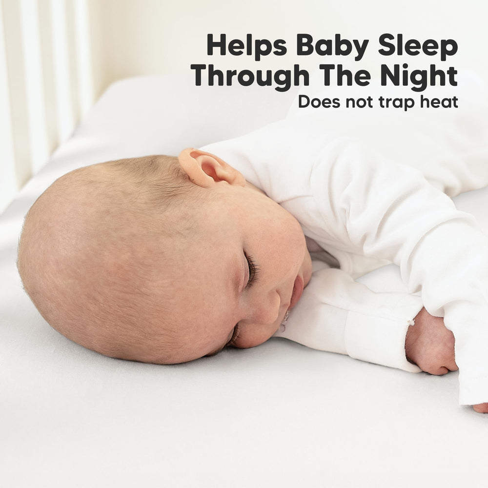 KeaBabies durable machine-washable crib sheet withstands frequent washing.