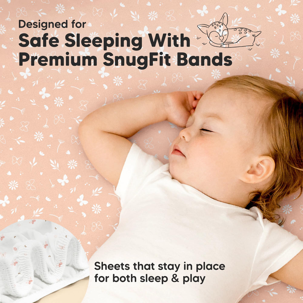 KeaBabies durable-machine-washable-sheets: long-lasting and dryer-friendly.