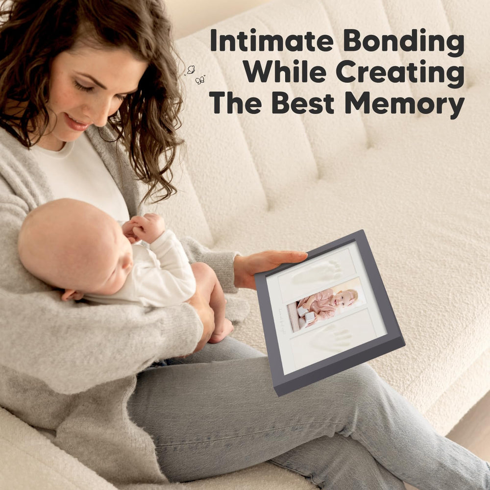 KeaBabies durable wood frame keeps keepsakes secure for years.