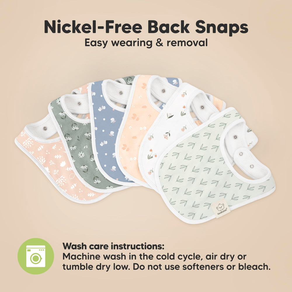 KeaBabies easy-clean bibs simplify post-meal cleanup and drying