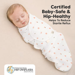 KeaBabies Easy diaper-change zipper enables quick access without unwrapping.