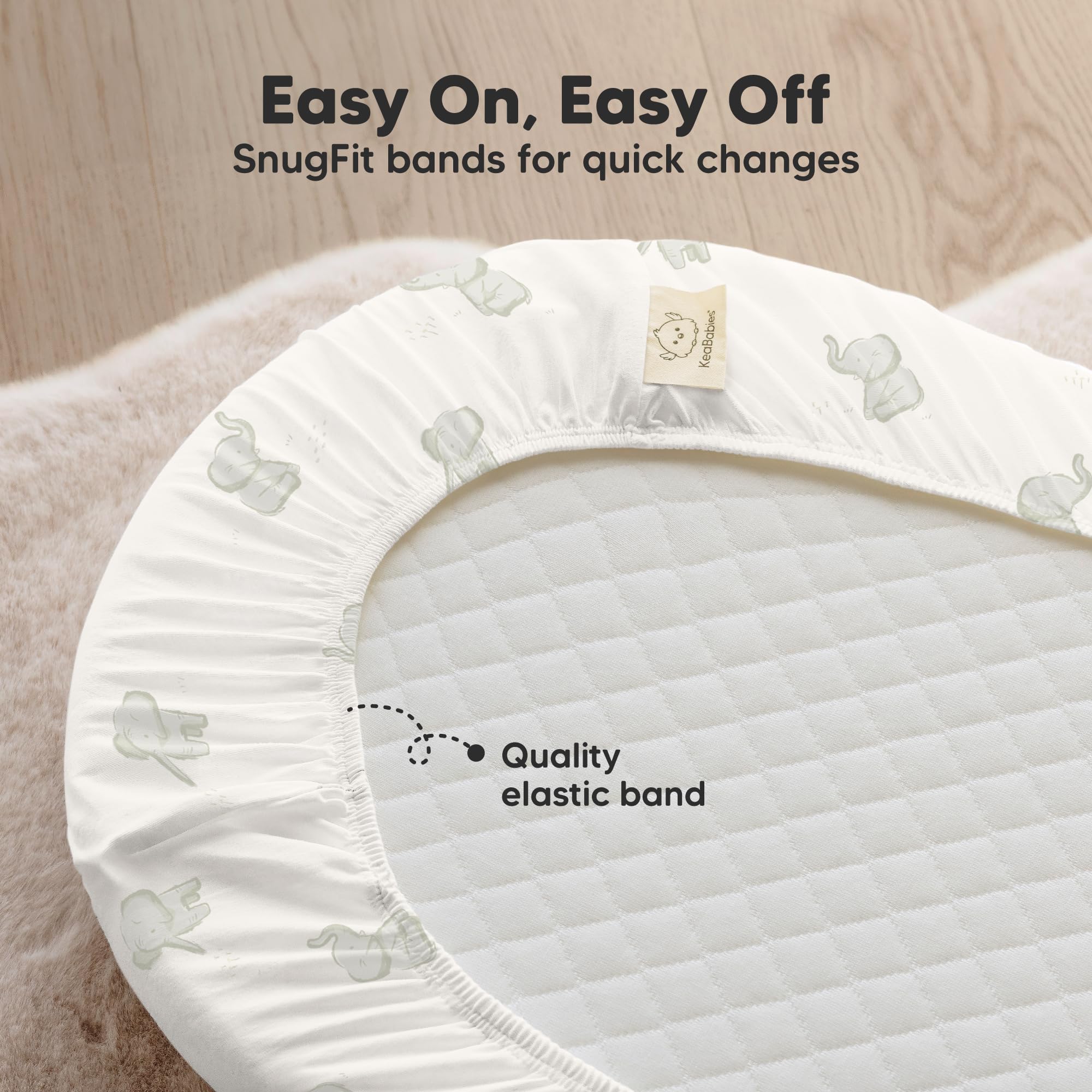 KeaBabies Durable 2-pack, machine washable for busy households