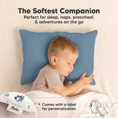KeaBabies envelope-closure pillowcase keeps the pillow in place.
