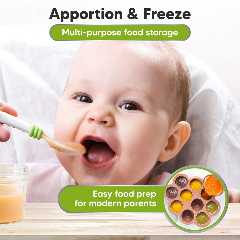 KeaBabies freezer tray helps reduce waste with reusable silicone.