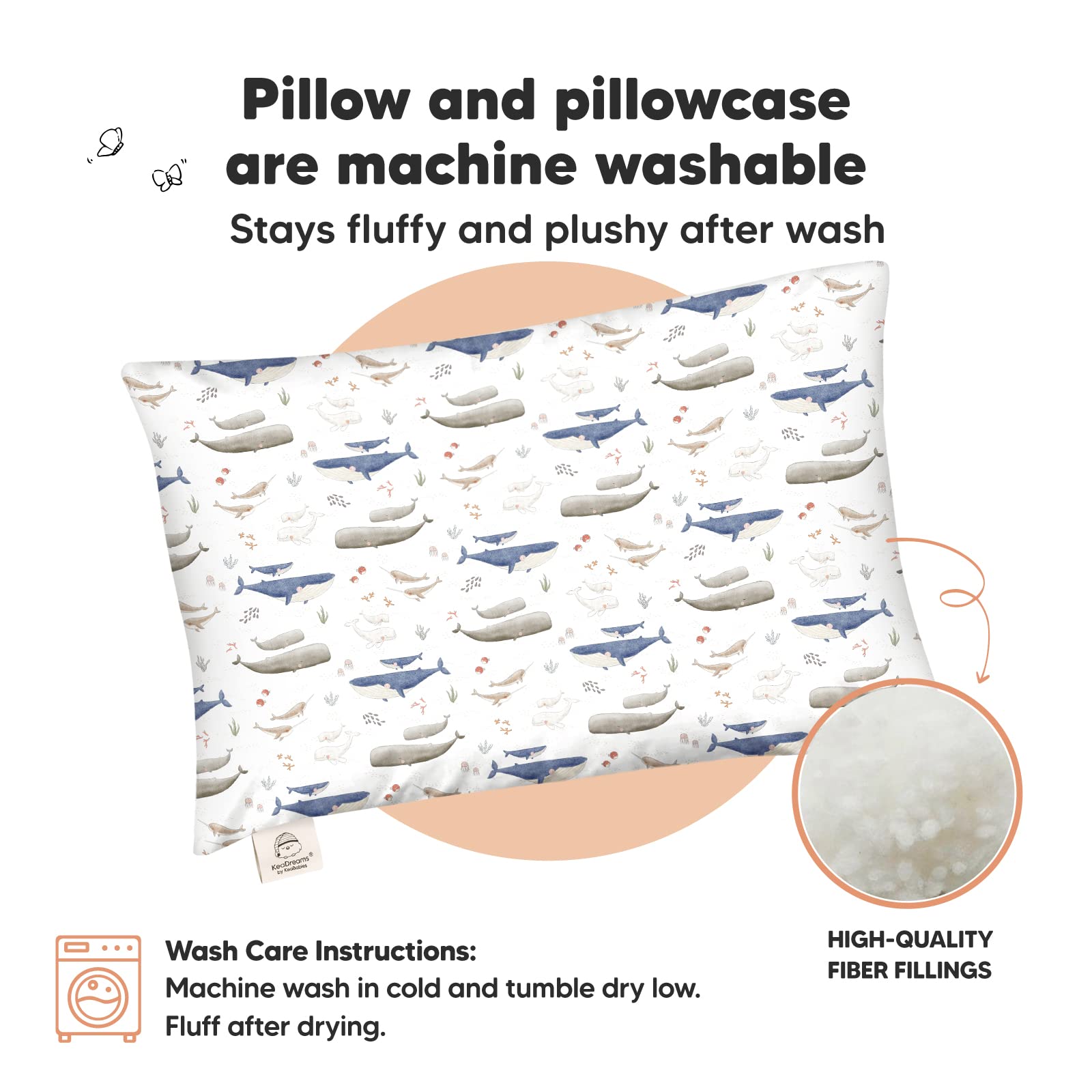 KeaBabies ergonomic neck support helps align tiny sleepers.