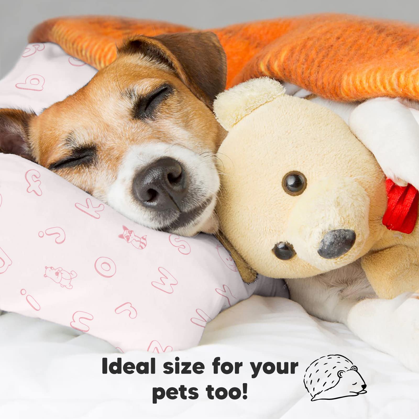 KeaBabies ergonomic neck support helps align tiny spines during sleep.