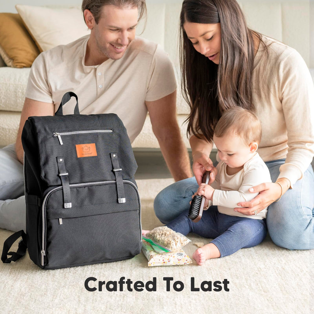 KeaBabies Explorer Classic Gray tone blends with any stroller or bag setup.