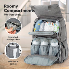 KeaBabies Explorer side pockets enable quick access to essentials on the go.