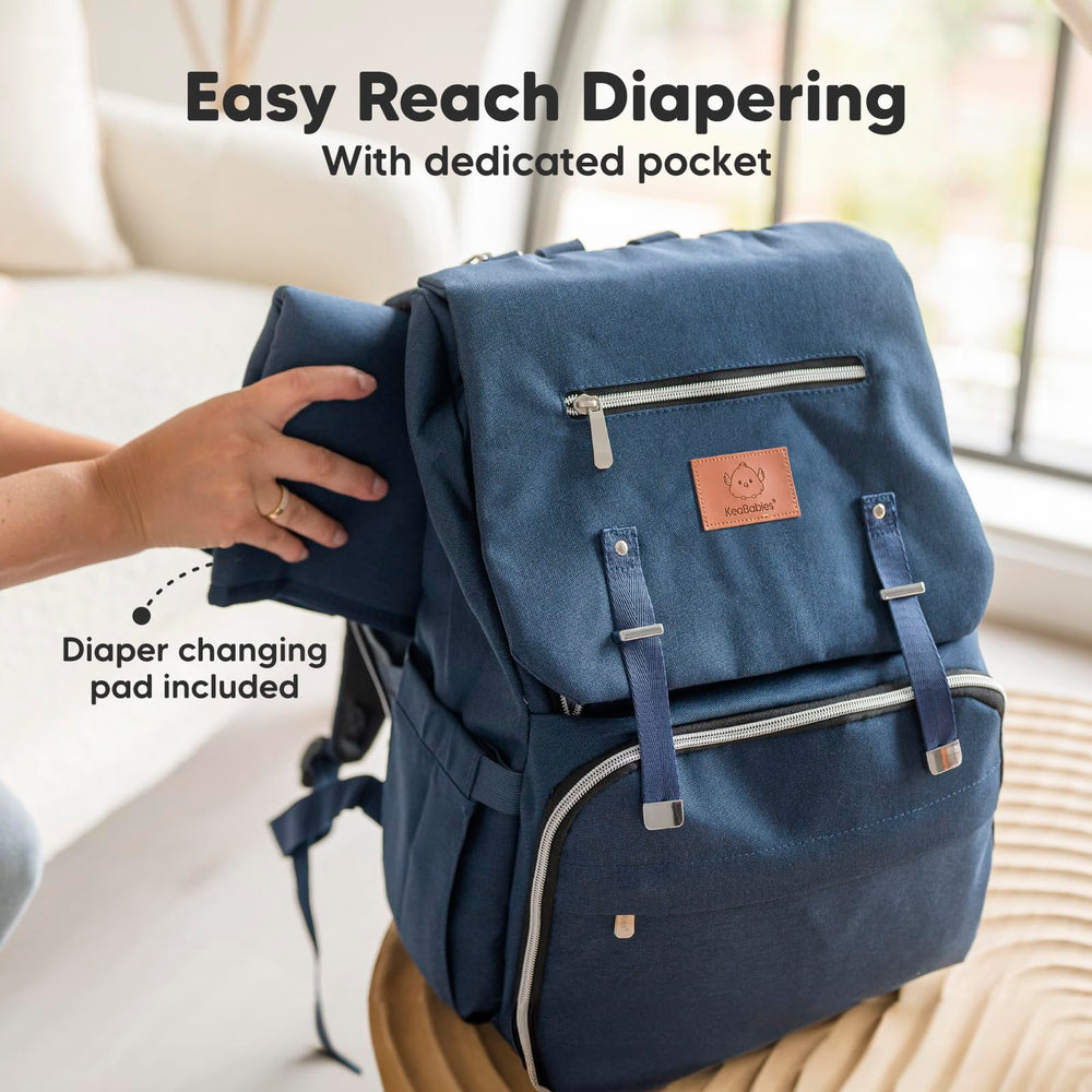 KeaBabies Explorer durable, water-resistant fabric stands up to daily wear.