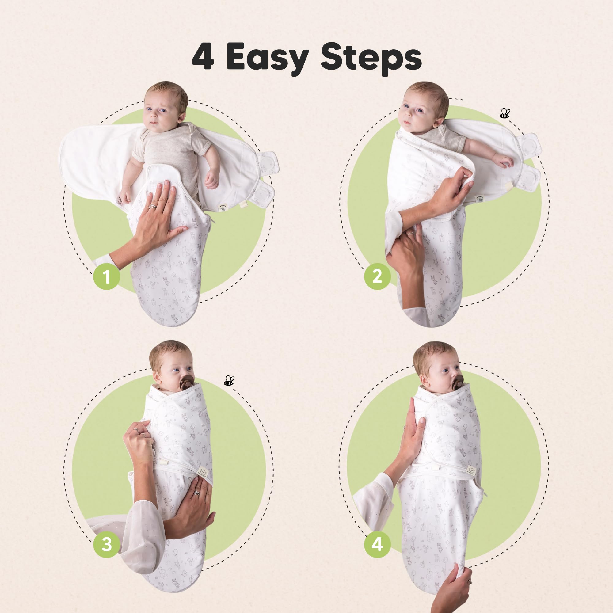 KeaBabies FabTech 2-way knit adds durability and stretch.