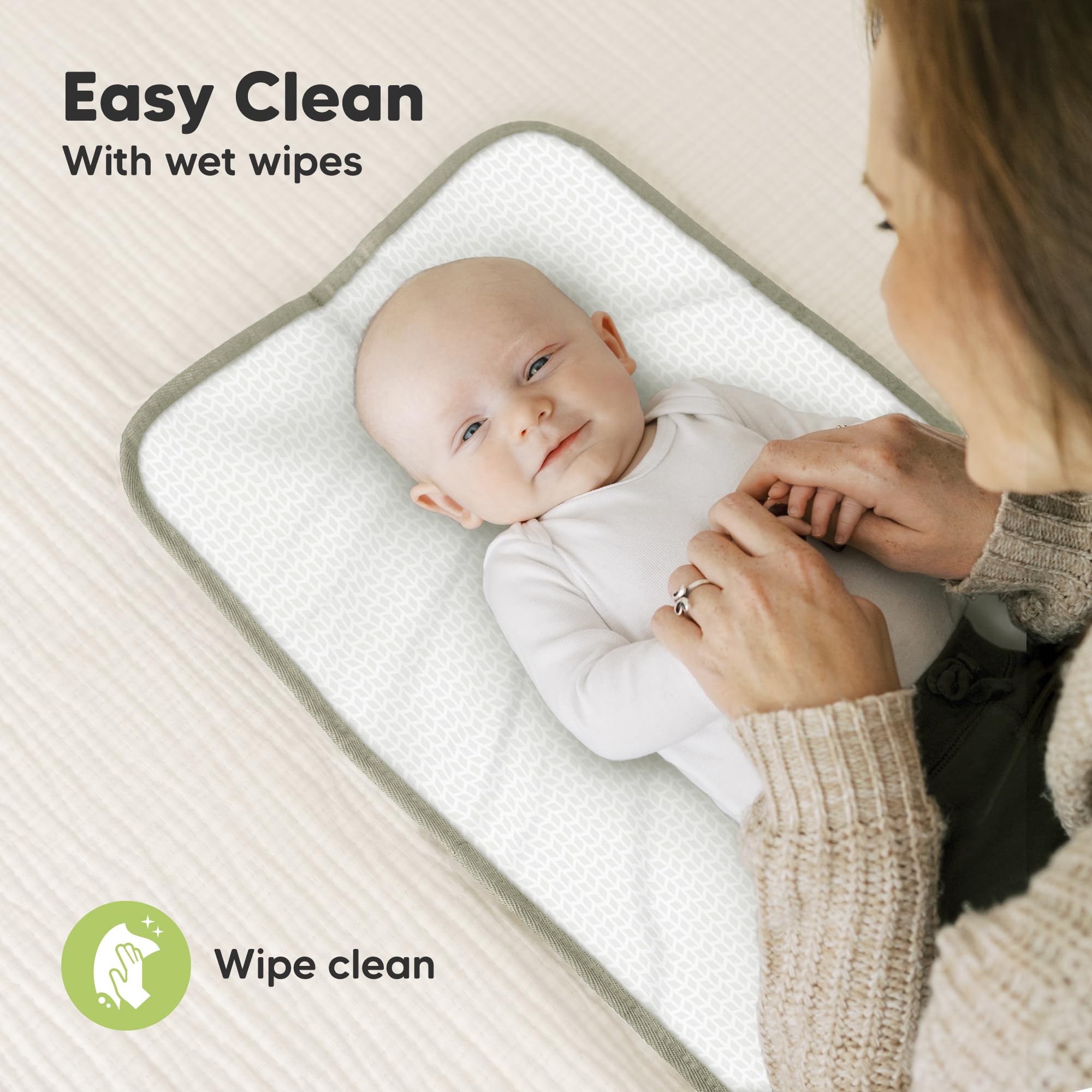 KeaBabies Fox Vale design changing mat offers stylish travel accessory.