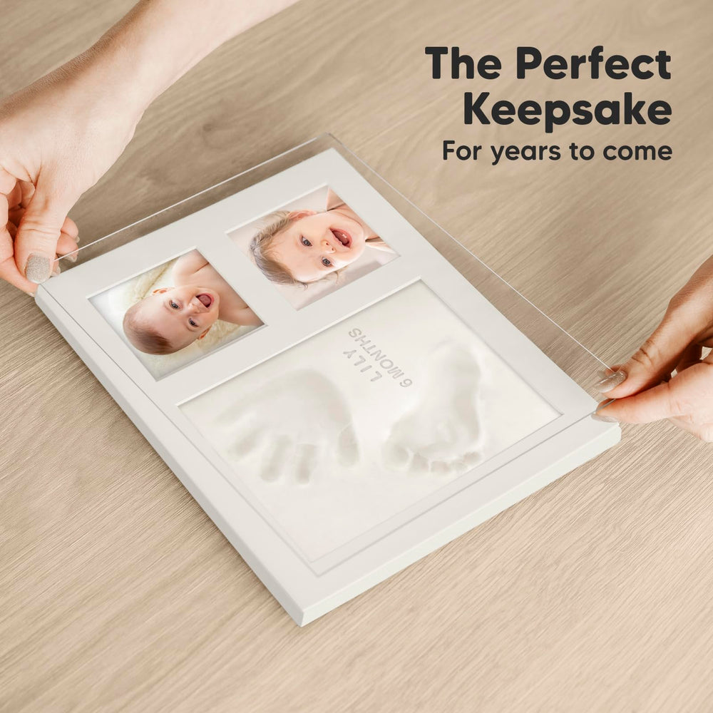 KeaBabies frame with real glass preserves memories long-term.
