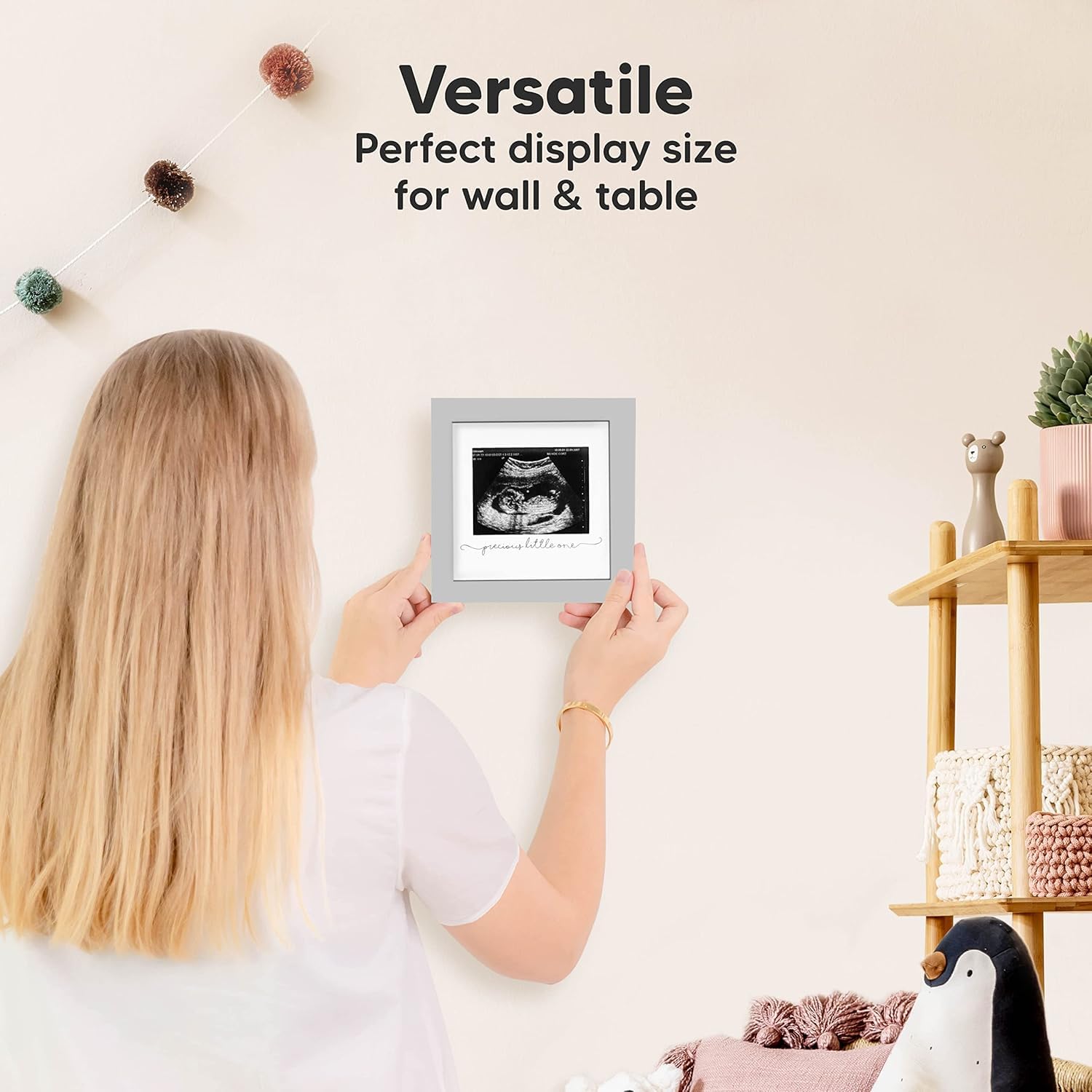 KeaBabies Frame with two quote cutouts to celebrate love.