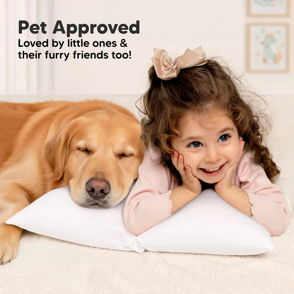 KeaBabies gender-neutral pillowcase design fits boys and girls alike.