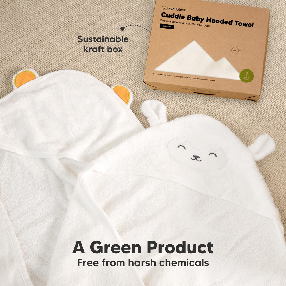 KeaBabies gift-boxed towel set makes a thoughtful baby shower gift.