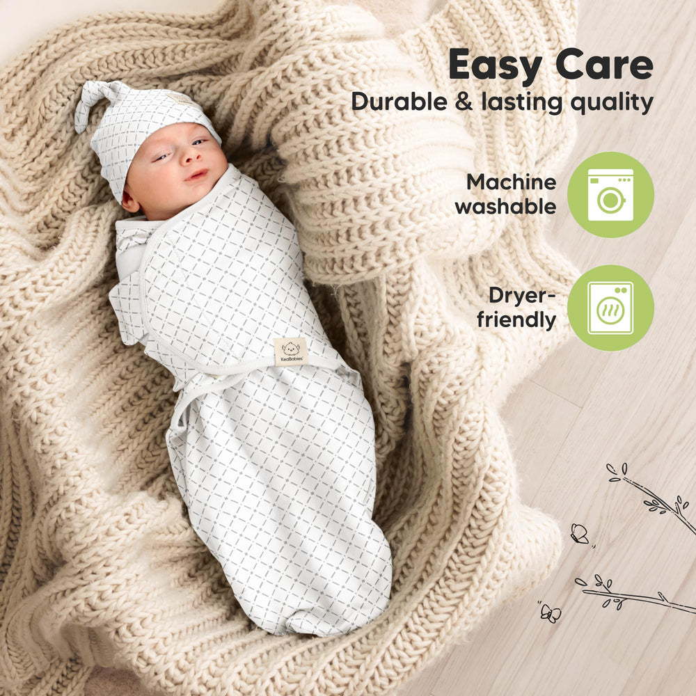 KeaBabies gift-box ready swaddle wrap for baby showers