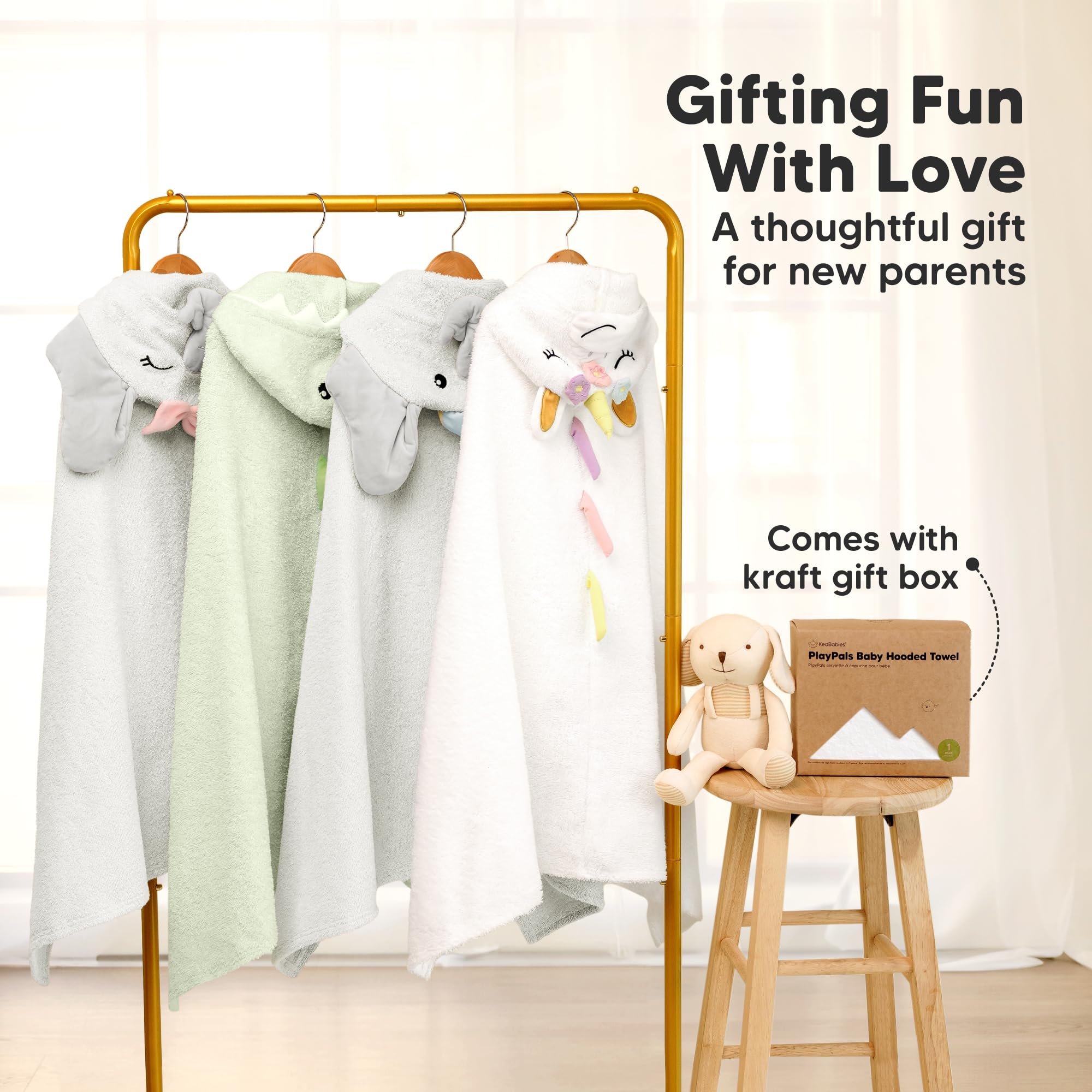 KeaBabies gift-ready packaging makes a thoughtful baby shower gift