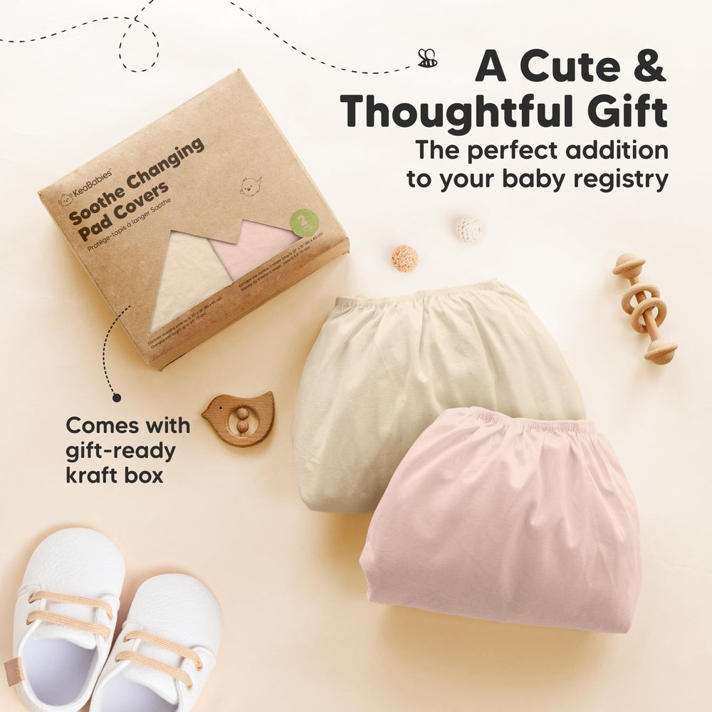 KeaBabies Gift-ready Cameo set makes a thoughtful baby shower or registry pick.