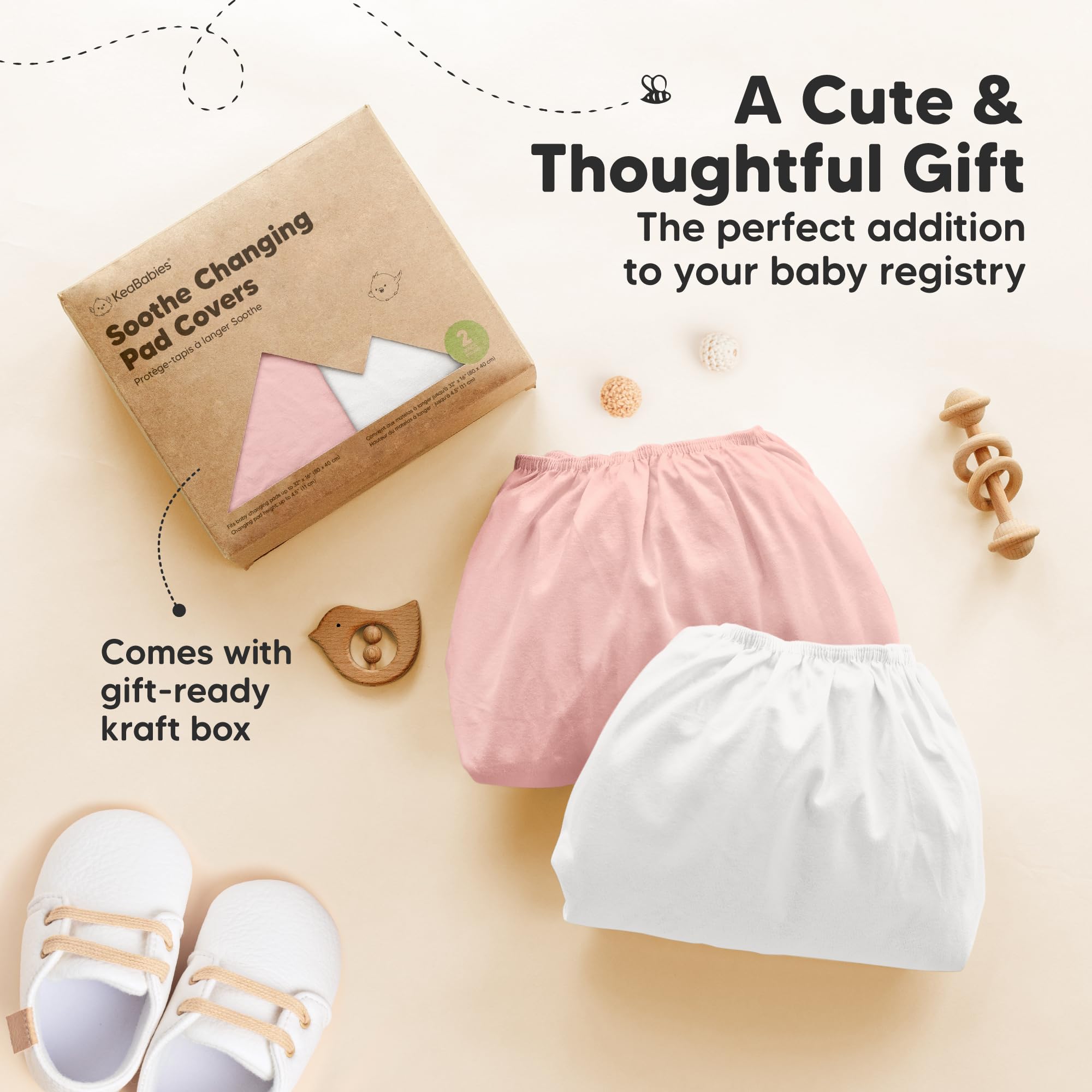KeaBabies gift-ready packaging ideal for baby showers.