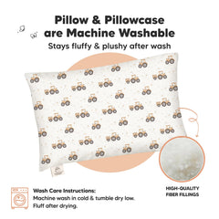 KeaBabies GOTS and OEKO-TEX certified pillow uses safe materials for everyday use