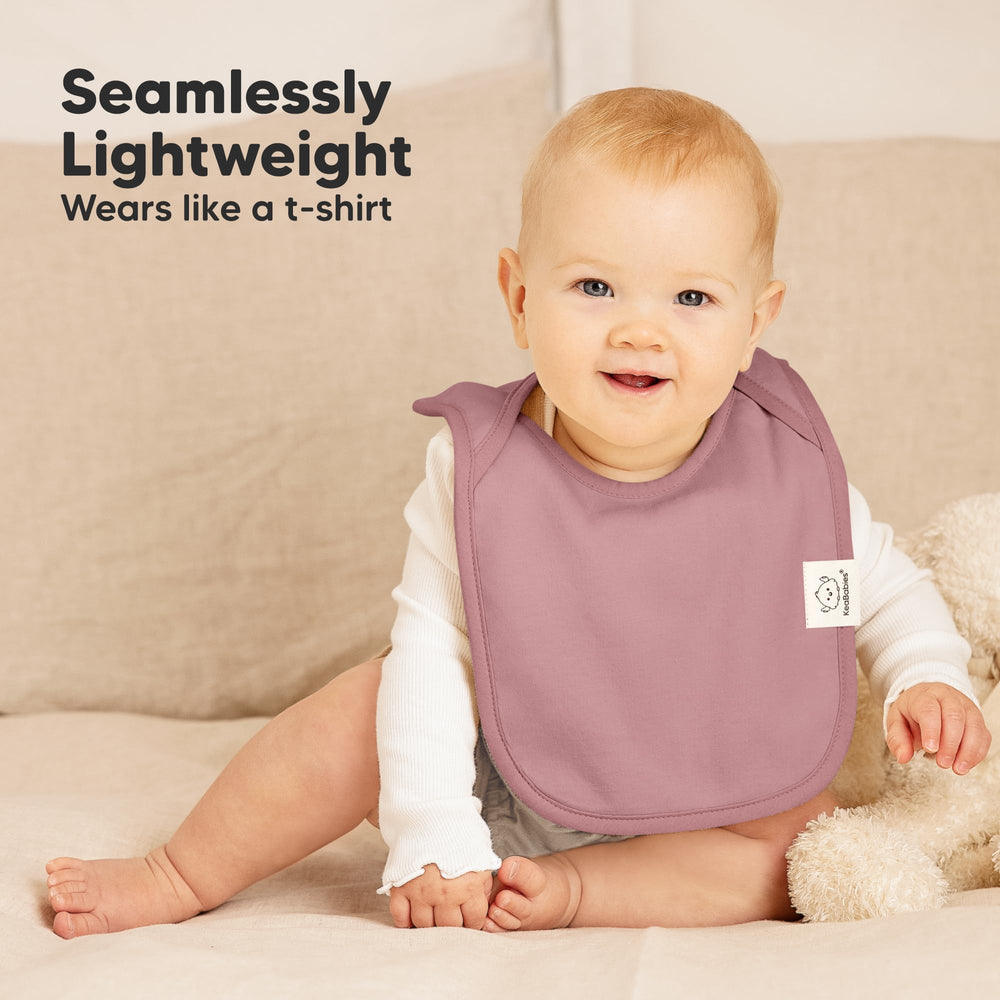 KeaBabies Hallo Bib highly absorbent soft material for active days