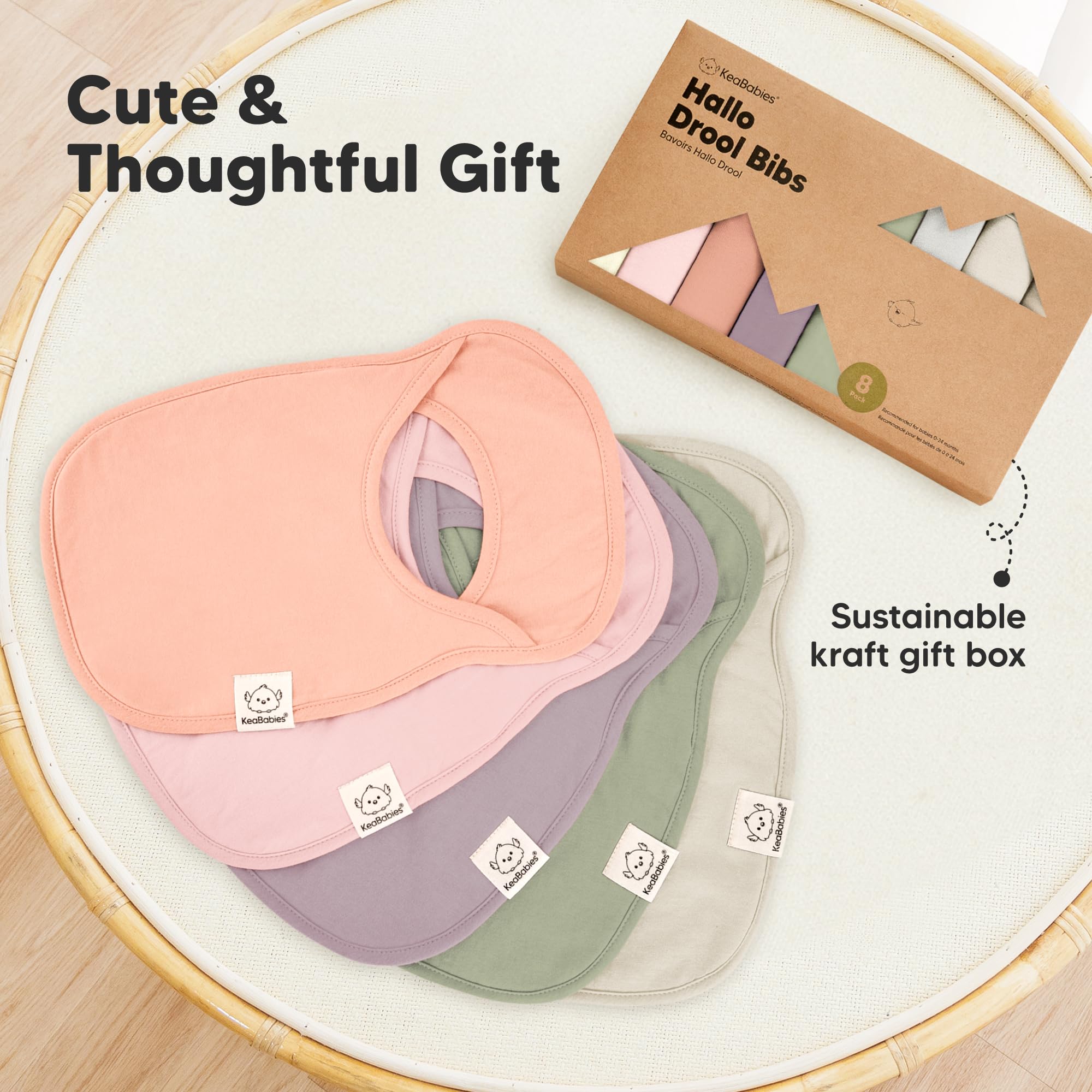 KeaBabies Hallo bib daily-wear for busy families