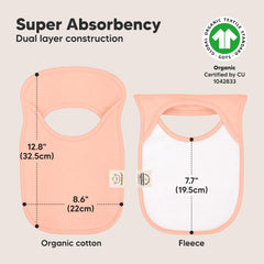 KeaBabies Hallo pullover bib design easy to wear and remove