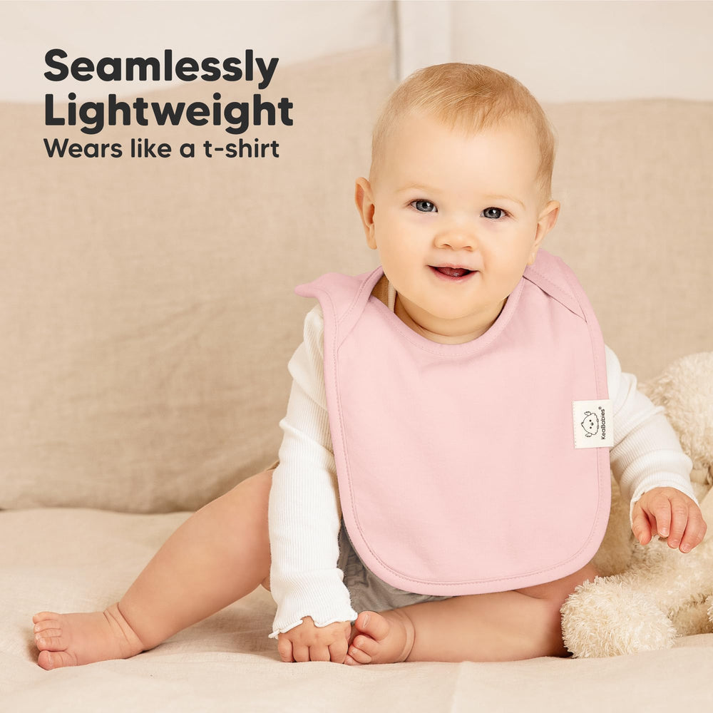 KeaBabies Hallo bib gentle on sensitive skin and teething days