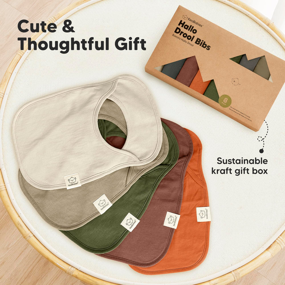 KeaBabies Hallo bib stain-resistant look for long-lasting wear.