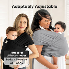 KeaBabies hands-free bonding on the go with secure wrap