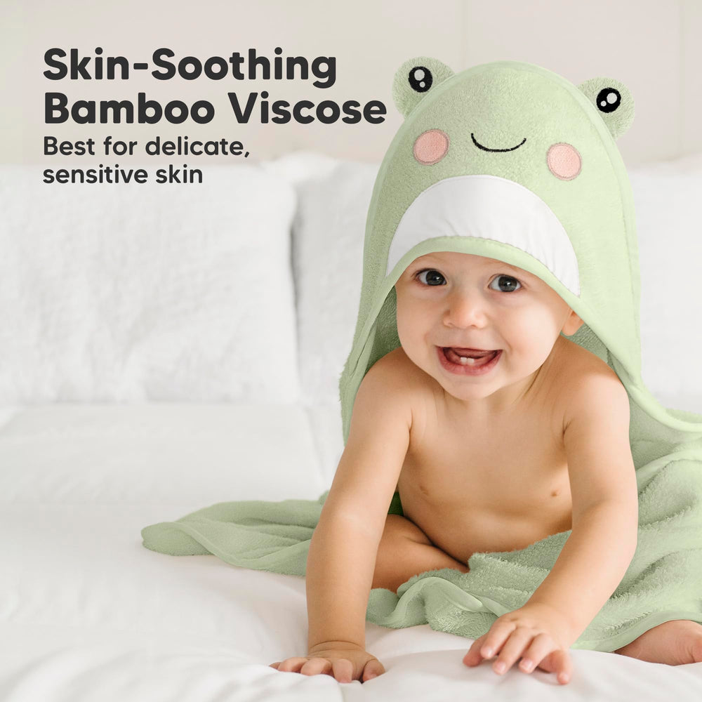 KeaBabies hooded towel with 500 GSM thickness feels ultra-soft and plush