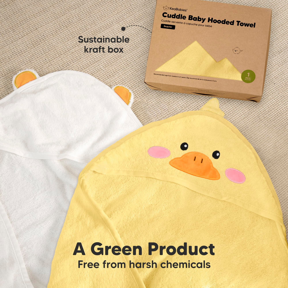 KeaBabies towel is durable and long-lasting for years of use.