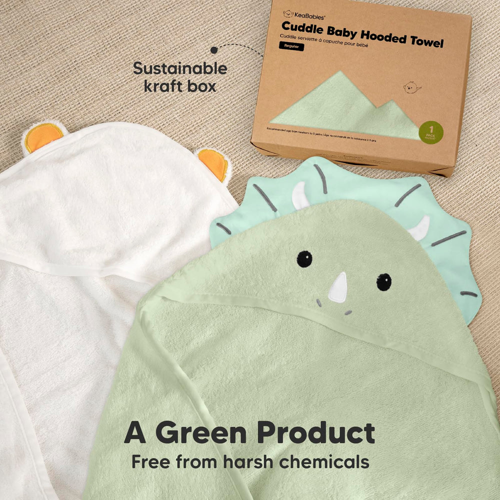 Keababies hooded towel machine washable and dryer-friendly.