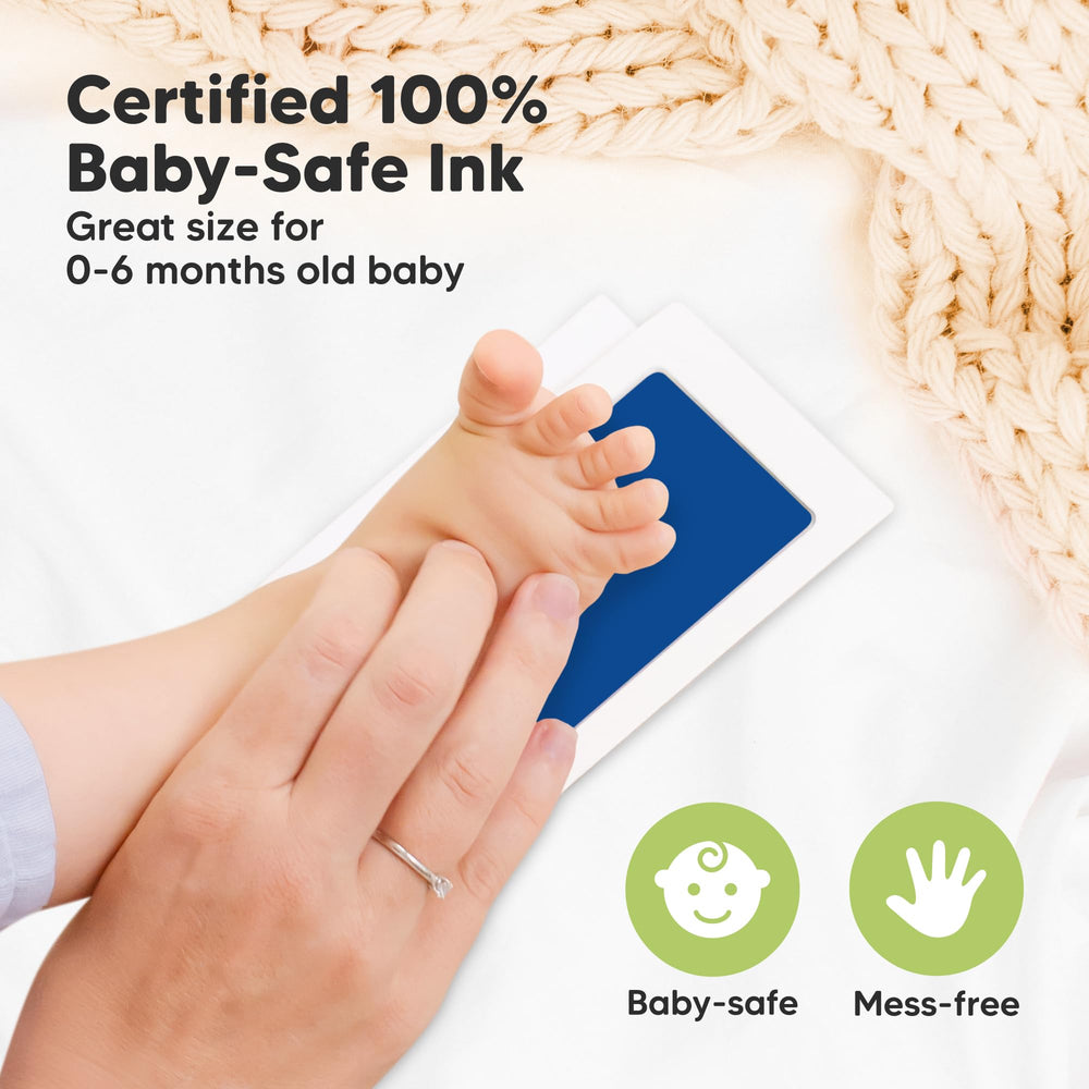 KeaBabies 3.2 by 5 inch ink pad: ideal size for newborn prints.