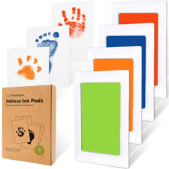 KeaBabies inkless baby hand and foot kit: clean touch for mess-free keepsakes.