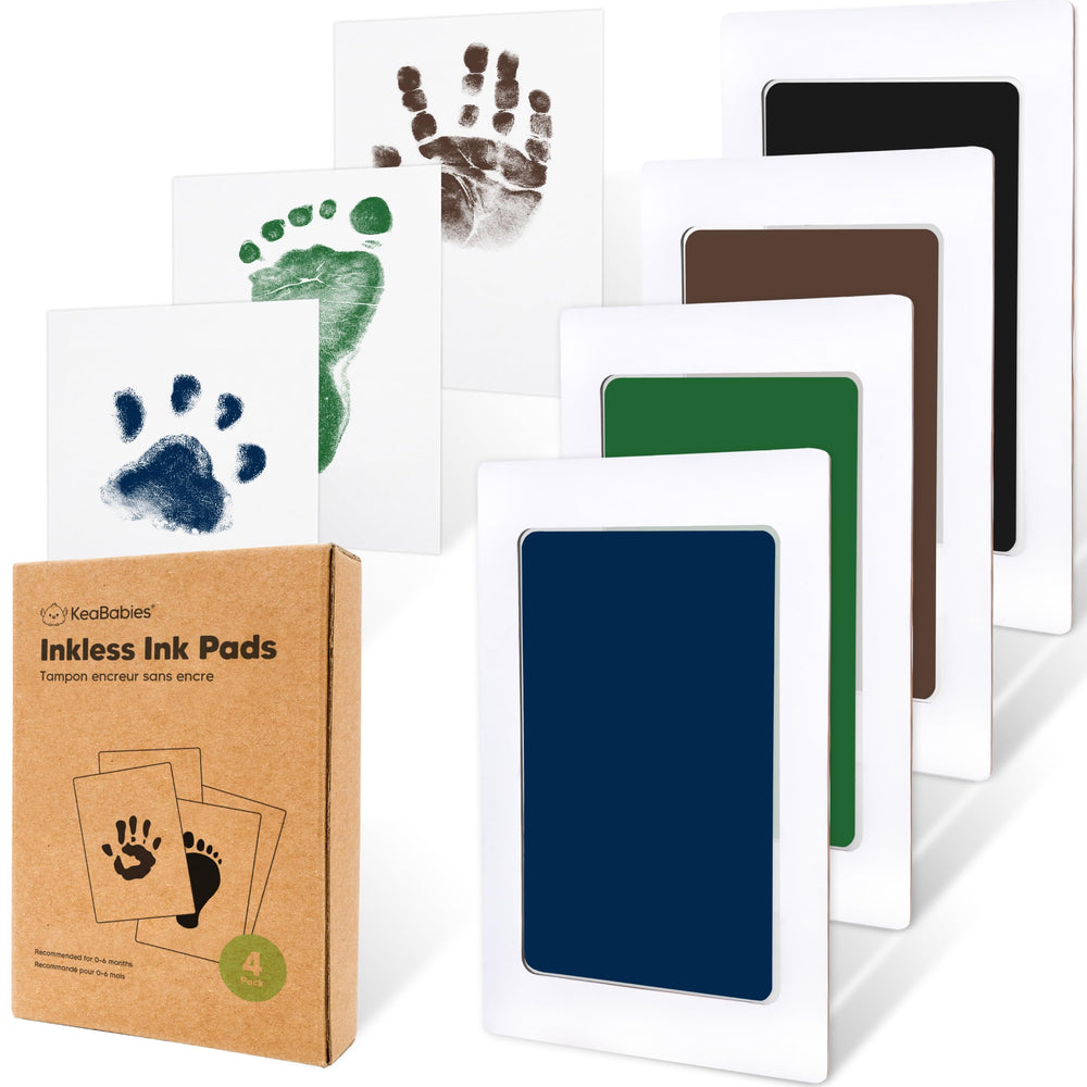 KeaBabies inkless hand and footprint kit for mess-free keepsakes