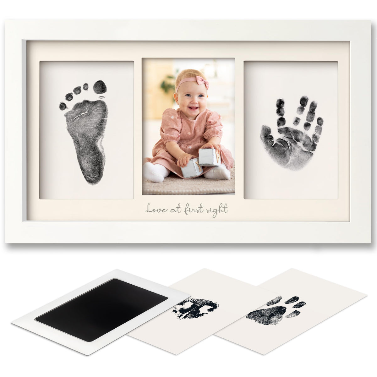 KeaBabies inkless handprint kit boxed gift for baby showers