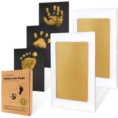 KeaBabies inkless handprint kit captures a clean baby handprint for keepsakes.