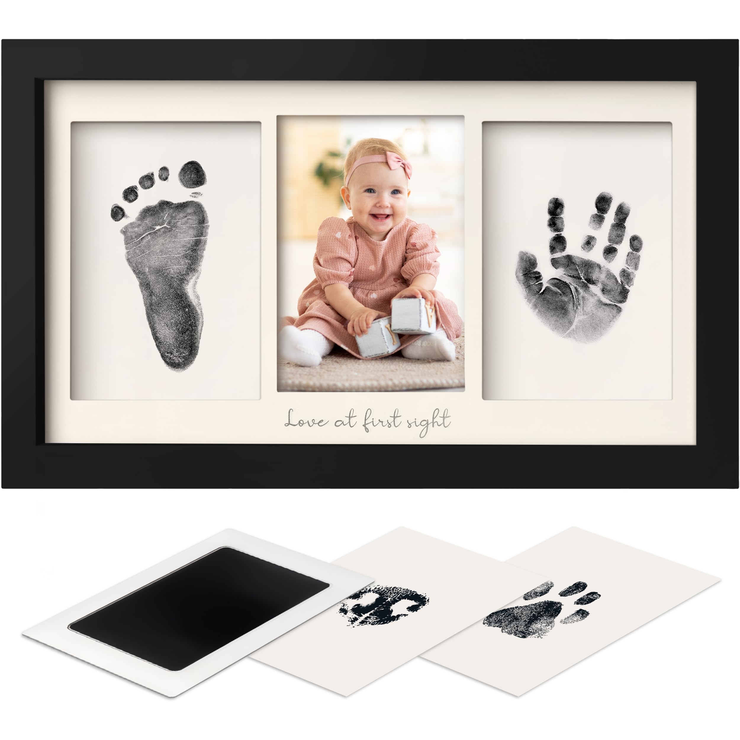KeaBabies inkless handprint kit - mess-free newborn keepsake.