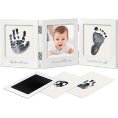 KeaBabies inkless handprint kit captures tiny hands cleanly for a lasting newborn keepsake.