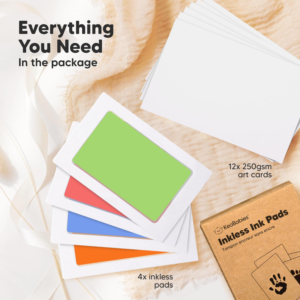 KeaBabies inkless kit paw-print captures pet memory without mess