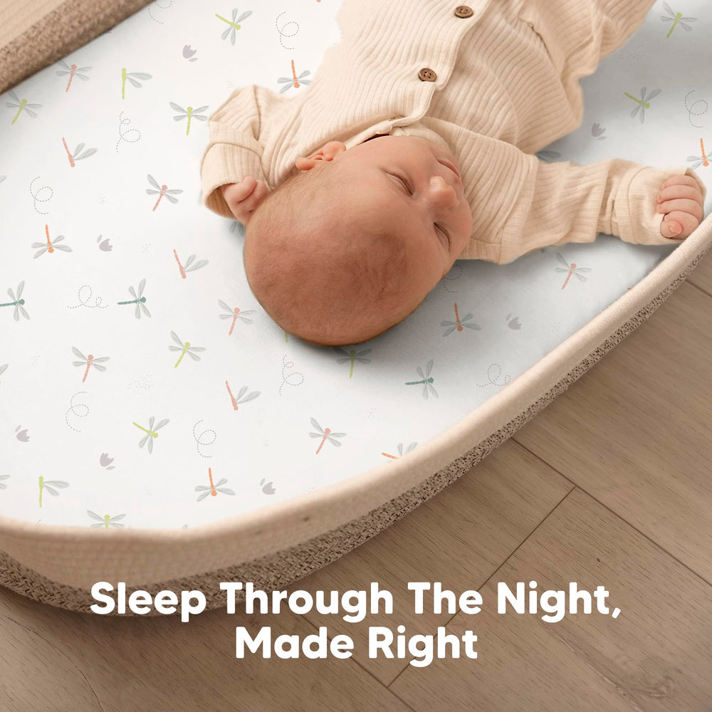 KeaBabies Isla bassinet sheet machine washable for easy care