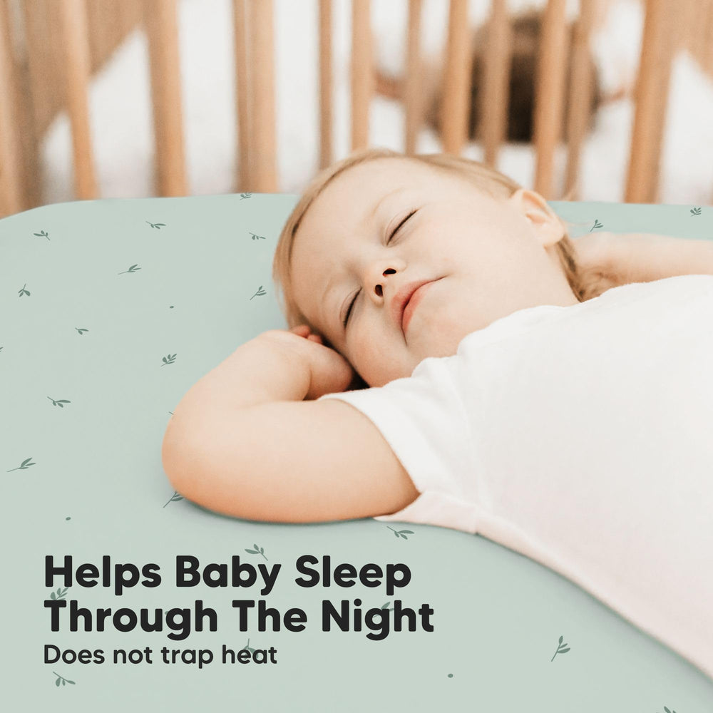 KeaBabies Isla breathable bamboo sheet is machine washable.