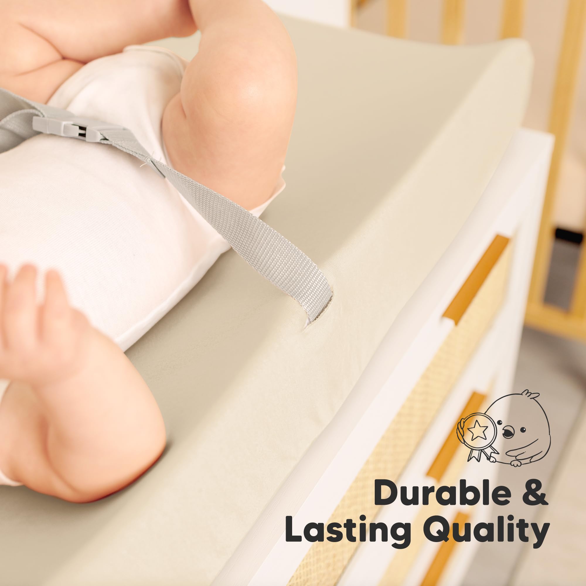 KeaBabies Isla neutral-design ideal for boy or girl nurseries.