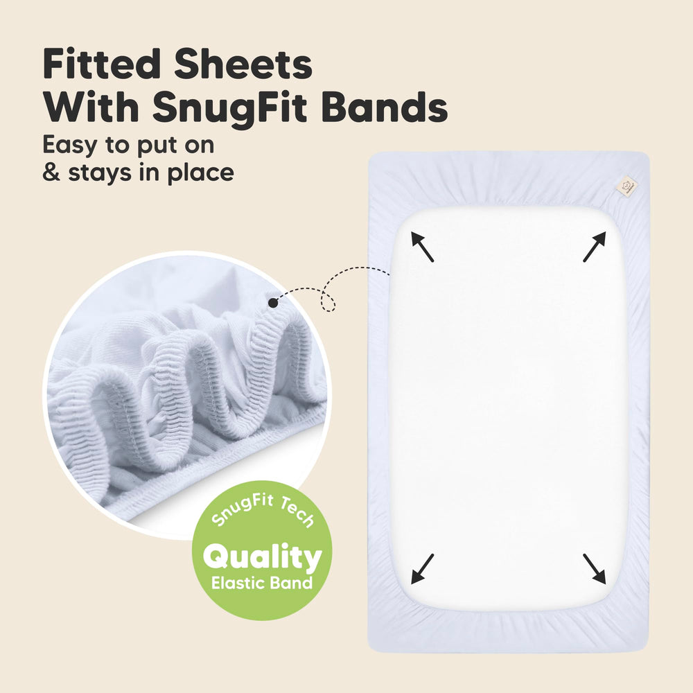 KeaBabies Isla Protect+ soft touch fabric inviting gentle contact for baby comfort