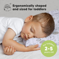 KeaBabies KeaSafari pillowcase close-up highlighting organic cotton softness