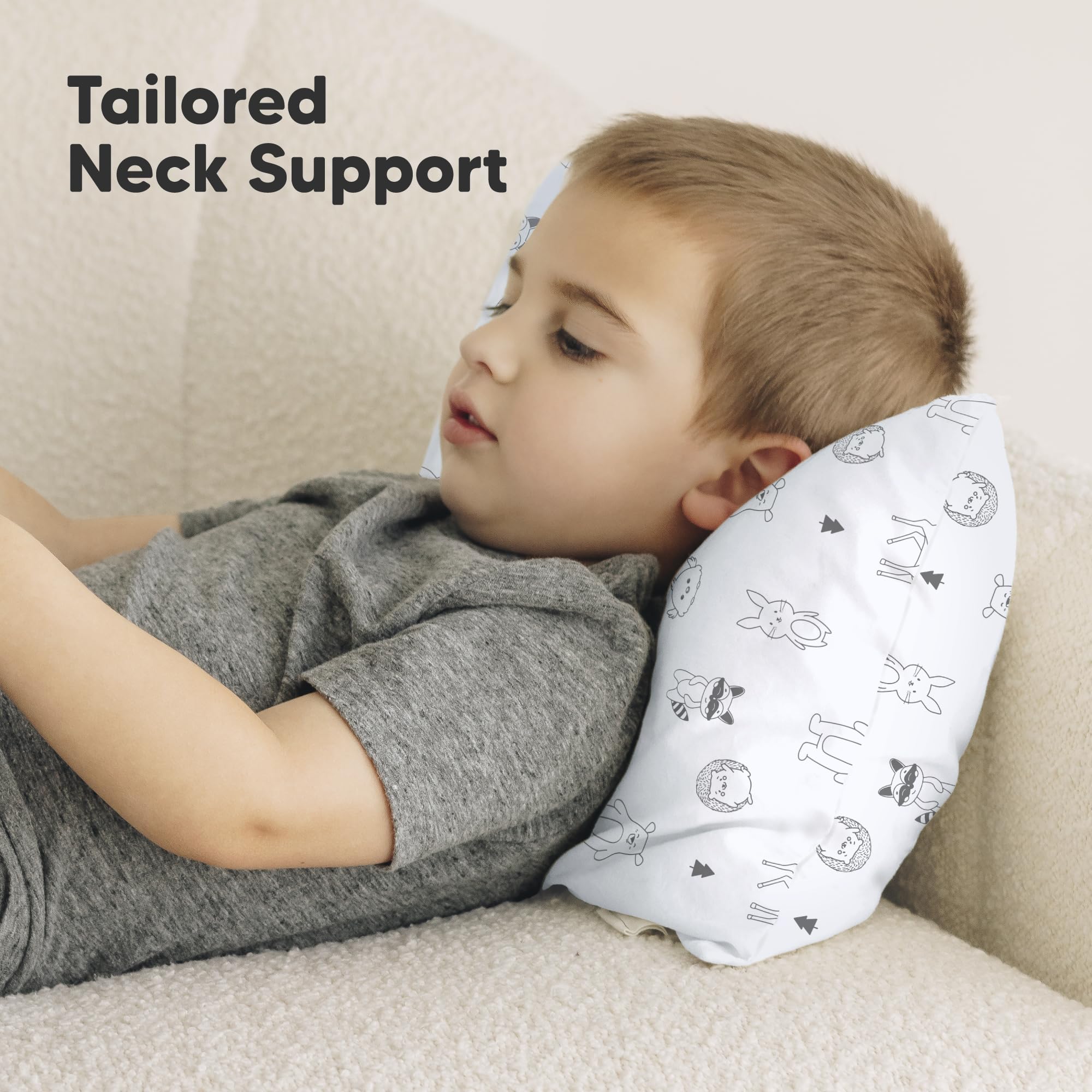 KeaBabies travel-friendly pillow ideal for preschool naps and road trips