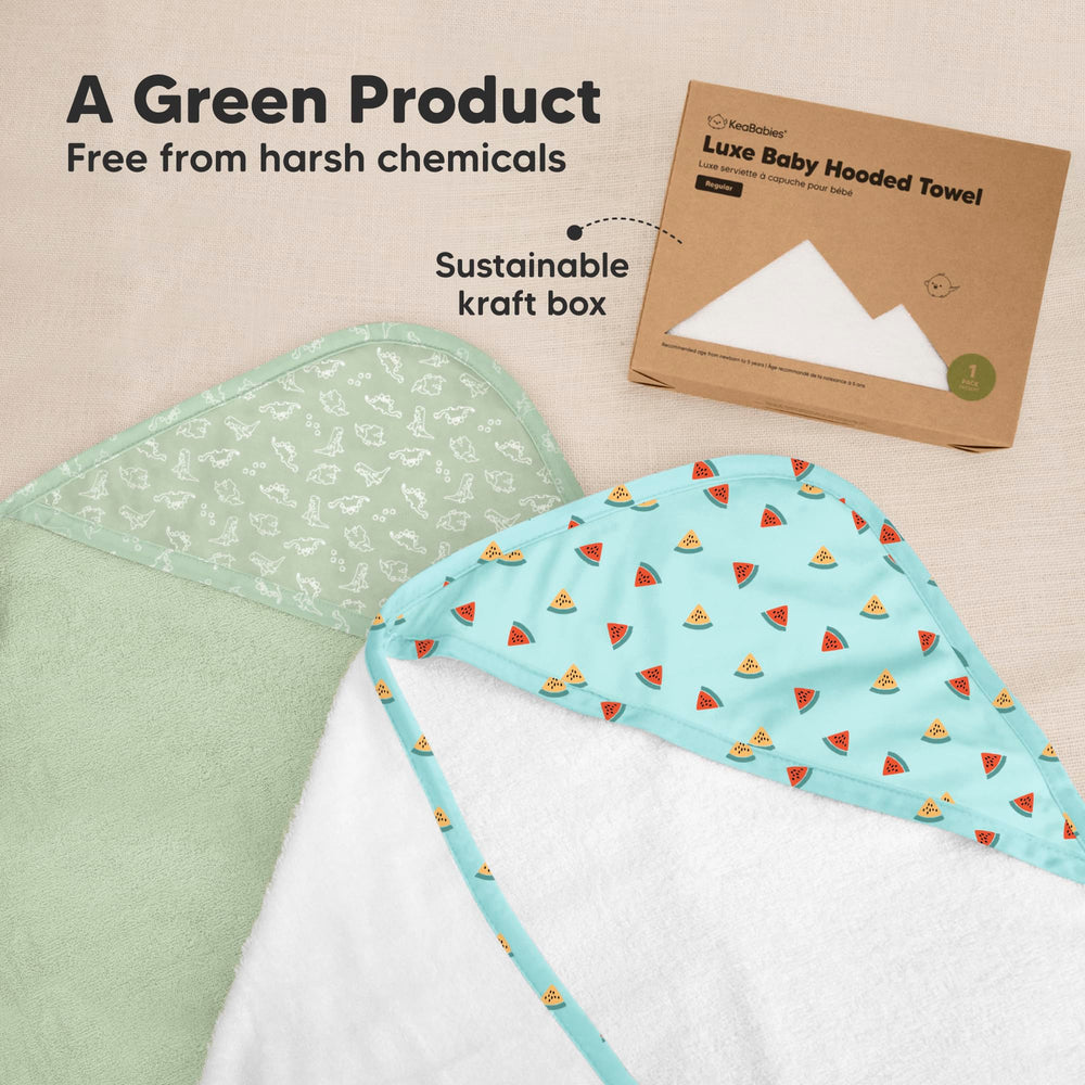 KeaBabies kraft gift box towel ideal newborn shower gift