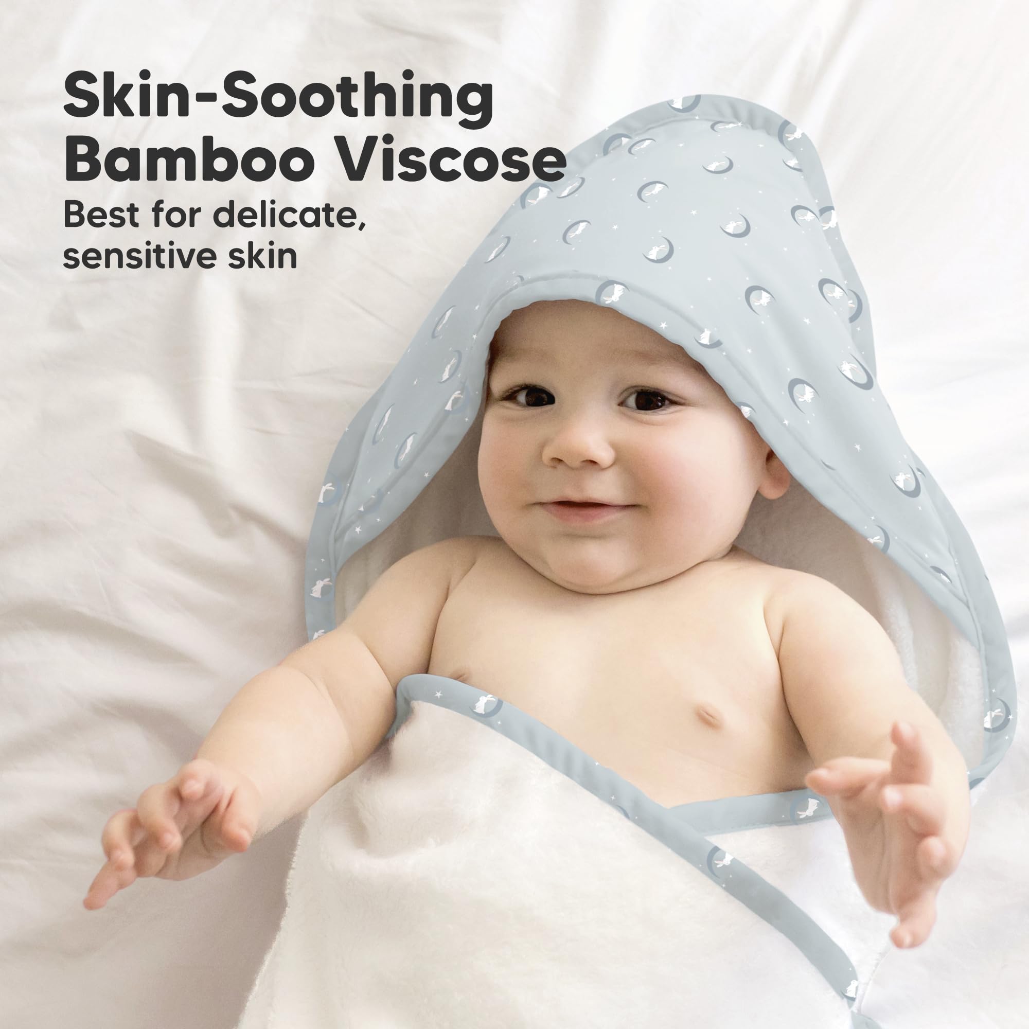 KeaBabies large hooded towel stays fluffy even after washes.